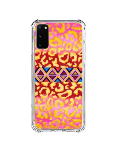 Coque Samsung Galaxy S20 FE Tribal Leopard Rose - Ebi Emporium