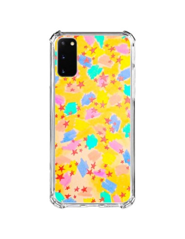 Samsung Galaxy S20 FE Case Stars Yellow - Ebi Emporium