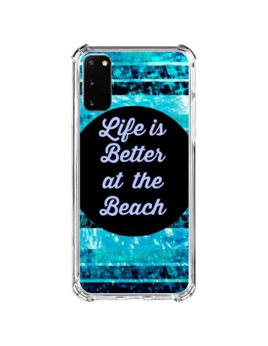 Cover Samsung Galaxy S20 FE Life is Better at The Beach - Ebi Emporium