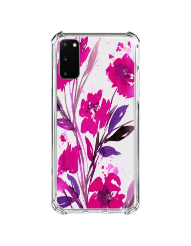 Cover Samsung Galaxy S20 FE Rose Fiori Trasparente - Ebi Emporium