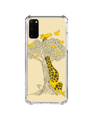 Cover Samsung Galaxy S20 FE Giraffa Amici Uccello - Jay Fleck