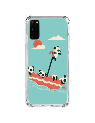 Coque Samsung Galaxy S20 FE Parapluie Flottant Panda - Jay Fleck