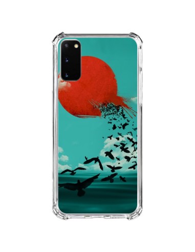 Coque Samsung Galaxy S20 FE Soleil Oiseaux Mer - Jay Fleck