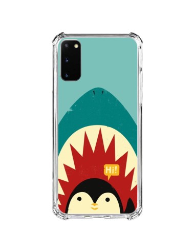 Coque Samsung Galaxy S20 FE Pingouin Requin - Jay Fleck