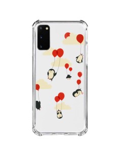 Cover Samsung Galaxy S20 FE Pinguino Palloncini Cielo Trasparente - Jay Fleck