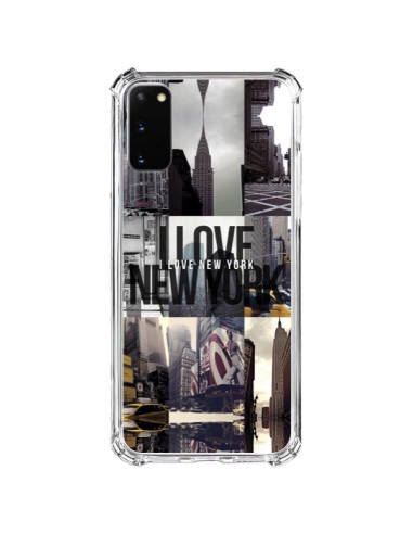 Coque Samsung Galaxy S20 FE I love New Yorck City noir - Javier Martinez
