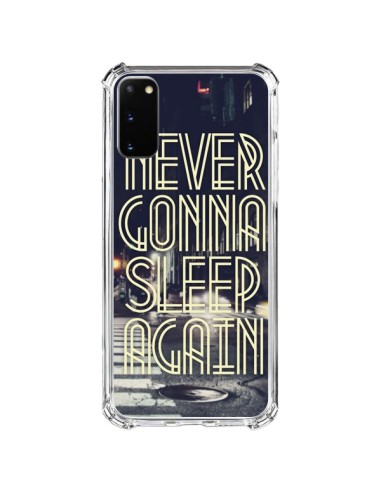 Coque Samsung Galaxy S20 FE Never Gonna Sleep New York City - Javier Martinez