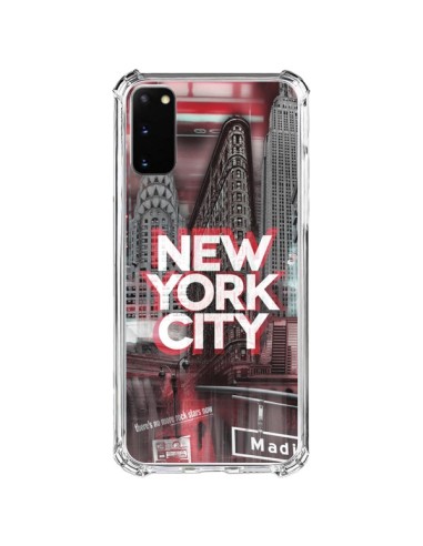 Coque Samsung Galaxy S20 FE New York City Rouge - Javier Martinez
