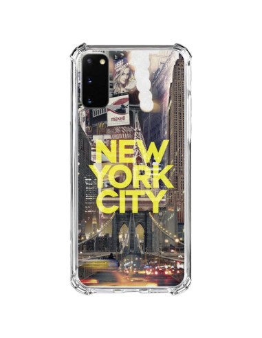 Coque Samsung Galaxy S20 FE New York City Jaune - Javier Martinez