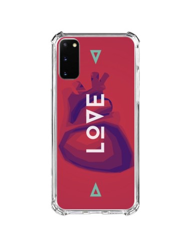 Cover Samsung Galaxy S20 FE Amore Cuore Triagolo - Javier Martinez