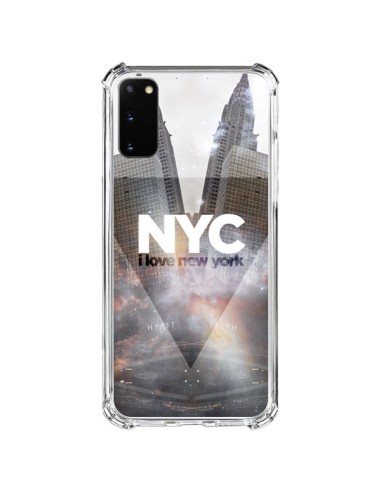 Coque Samsung Galaxy S20 FE I Love New York City Gris - Javier Martinez