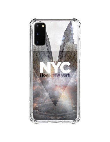 Cover Samsung Galaxy S20 FE I Love New York City Grigio - Javier Martinez