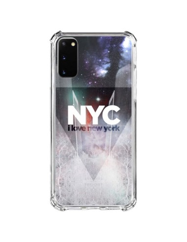 Coque Samsung Galaxy S20 FE I Love New York City Bleu - Javier Martinez