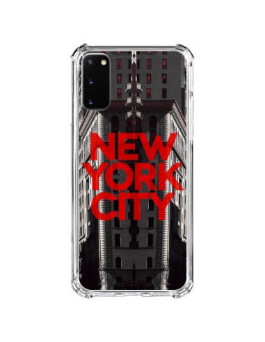 Coque Samsung Galaxy S20 FE New York City Rouge - Javier Martinez
