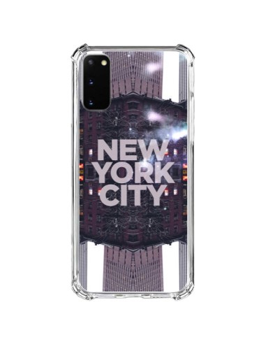 Coque Samsung Galaxy S20 FE New York City Violet - Javier Martinez