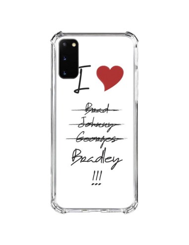 Samsung Galaxy S20 FE Case I Love Bradley Heart Love - Julien Martinez