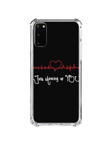 Coque Samsung Galaxy S20 FE Just Thinking of You Coeur Love Amour - Julien Martinez