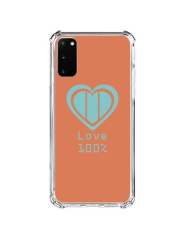 Coque Samsung Galaxy S20 FE Love 100% Coeur Amour - Julien Martinez