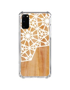 Samsung Galaxy S20 FE Case Frozen Stars Wood Aztec Tribal - Jenny Mhairi