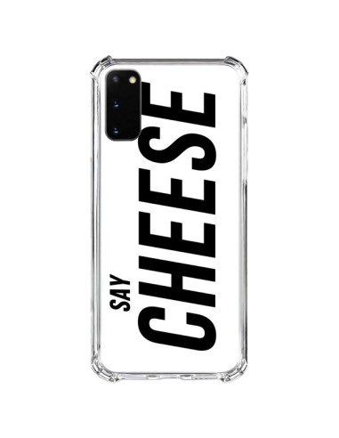 Coque Samsung Galaxy S20 FE Say Cheese Smile Blanc - Jonathan Perez