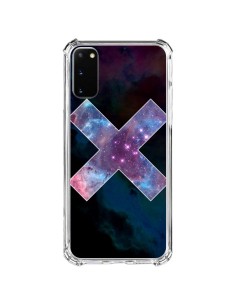 Coque Samsung Galaxy S20 FE Nebula Cross Croix Galaxie - Jonathan Perez