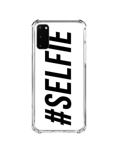 Samsung Galaxy S20 FE Case Hashtag Selfie White Orizzontale - Jonathan Perez