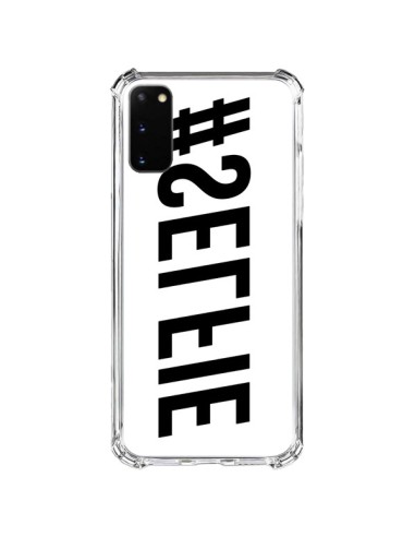 Cover Samsung Galaxy S20 FE Hashtag Selfie Nero Rovesciato Orizzontale - Jonathan Perez