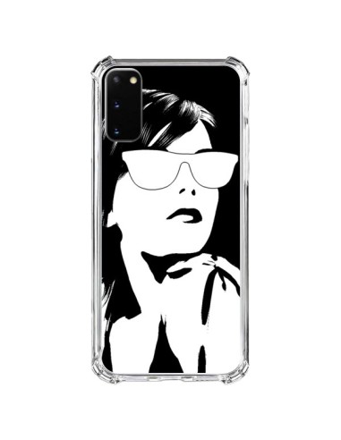 Samsung Galaxy S20 FE Case Girl Eyesali White - Jonathan Perez