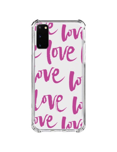 Coque Samsung Galaxy S20 FE Love Love Love Amour Transparente - Dricia Do