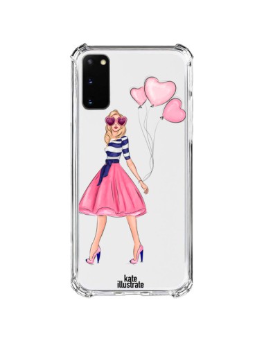 Coque Samsung Galaxy S20 FE Legally Blonde Love Transparente - kateillustrate