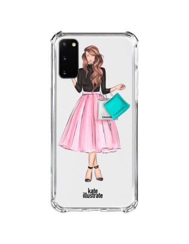 Cover Samsung Galaxy S20 FE Shopping Time Trasparente - kateillustrate