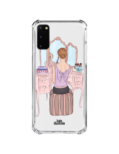 Coque Samsung Galaxy S20 FE Vanity Coiffeuse Make Up Transparente - kateillustrate