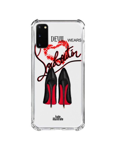 Samsung Galaxy S20 FE Case The Devil Wears Shoes Diavolo Scarpe Clear - kateillustrate