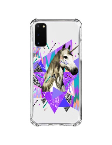 Coque Samsung Galaxy S20 FE Licorne Unicorn Azteque Transparente - Kris Tate