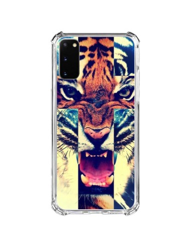 Coque Samsung Galaxy S20 FE Tigre Swag Croix Roar Tiger - Laetitia