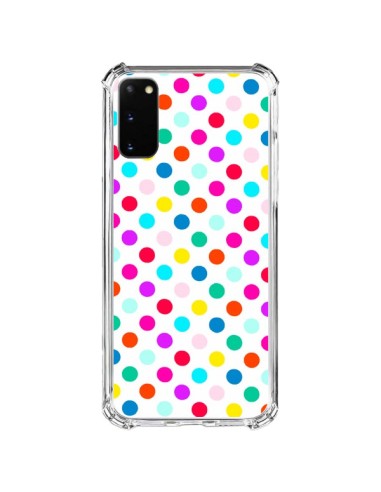 Coque Samsung Galaxy S20 FE Pois Multicolores - Laetitia