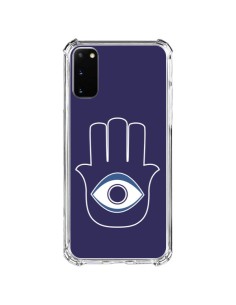 Samsung Galaxy S20 FE Case Hand of Fatima  Eye Blue - Laetitia