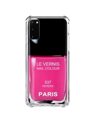 Cover Samsung Galaxy S20 FE Smalto Paris Riviera Rosa - Laetitia