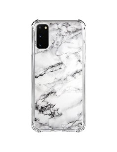 Coque Samsung Galaxy S20 FE Marbre Marble Blanc White - Laetitia
