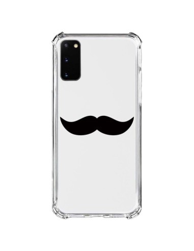 Cover Samsung Galaxy S20 FE Baffi Movember Trasparente - Laetitia