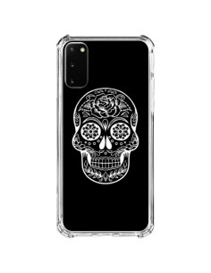 Coque Samsung Galaxy S20 FE Tête de Mort Mexicaine Blanche - Laetitia