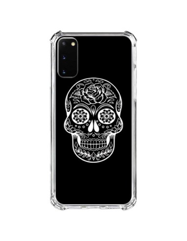 Samsung Galaxy S20 FE Case Skull Messicano White - Laetitia