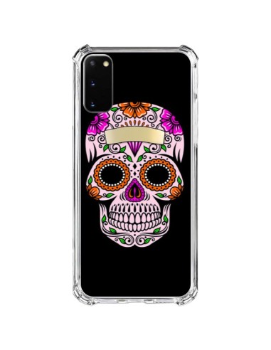 Coque Samsung Galaxy S20 FE Tête de Mort Mexicaine Multicolore - Laetitia