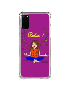Coque Samsung Galaxy S20 FE Fille Relax Zen Yoga - Leellouebrigitte