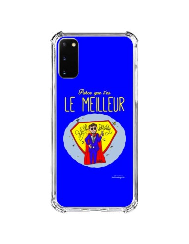 Coque Samsung Galaxy S20 FE Le meilleur Papa Fête des Pères - Leellouebrigitte