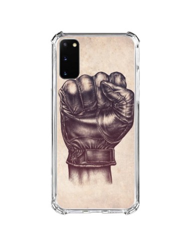 Samsung Galaxy S20 FE Case Fight Poing Cuir Pugno Combattimento Pelle - Lassana