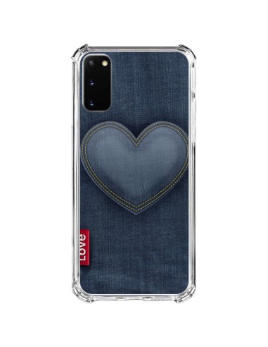 Samsung Galaxy S20 FE Case Love Heart in Jean - Lassana