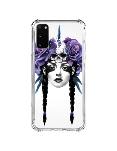 Coque Samsung Galaxy S20 FE Fille Fleurs Warrior - Ruben Ireland