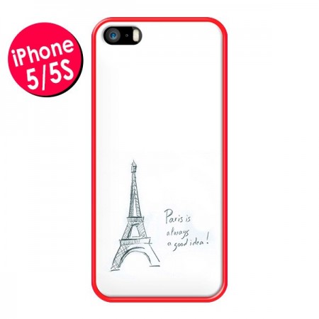 Coque Paris is always a good idea pour iPhone 5 et 5S - Léa Clément Coque Paris is always a good idea pour iPhone 5 et 5S - Léa Clément