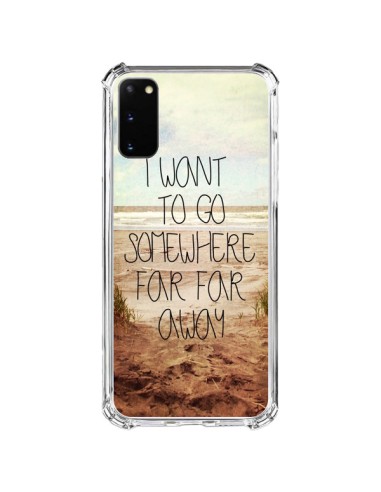 Coque Samsung Galaxy S20 FE I want to go somewhere - Sylvia Cook